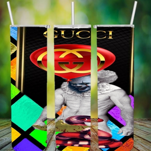 Halloween Special Editions clown horror luxury tumbler - Picture 2 of 3